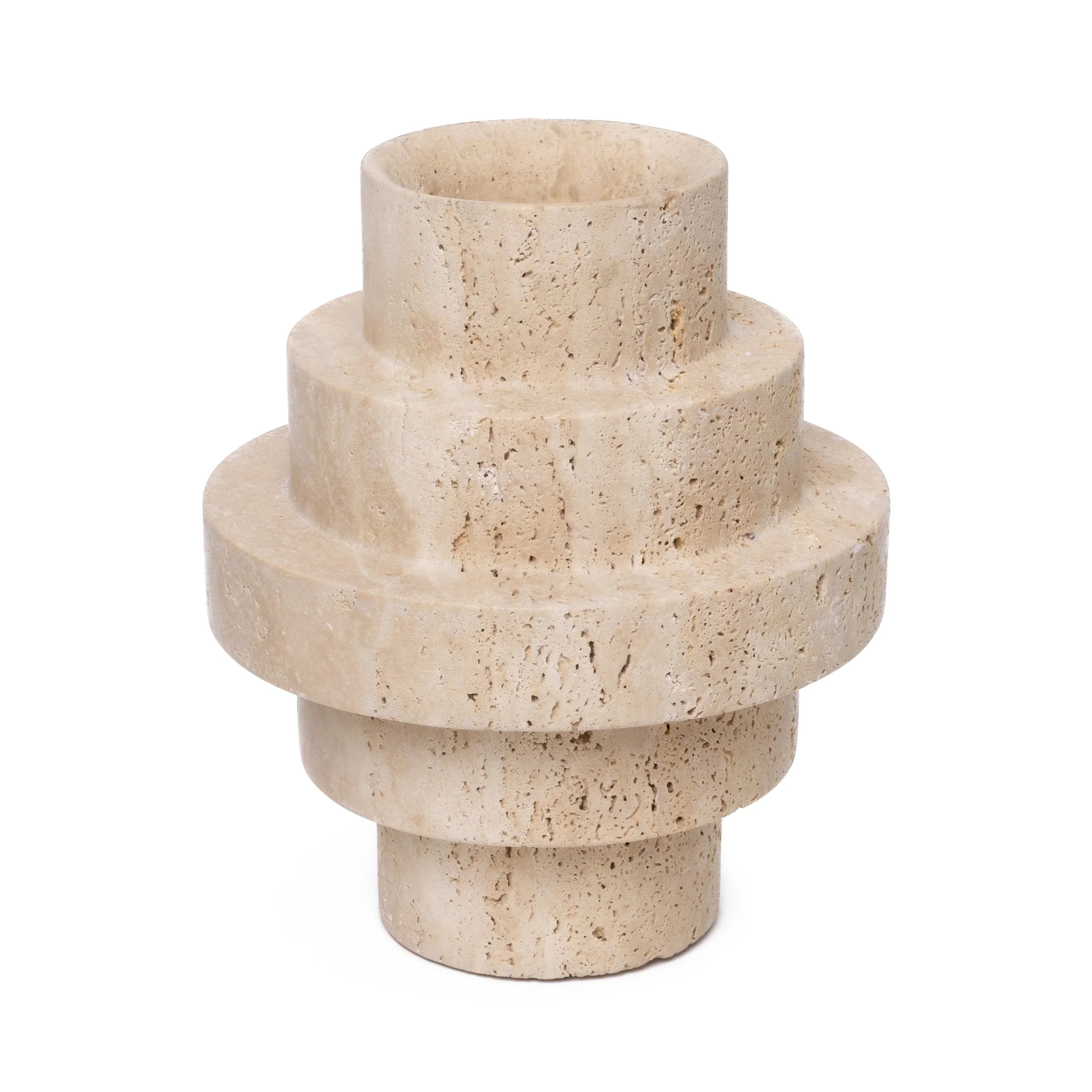 Wazon Agano z trawertynu M